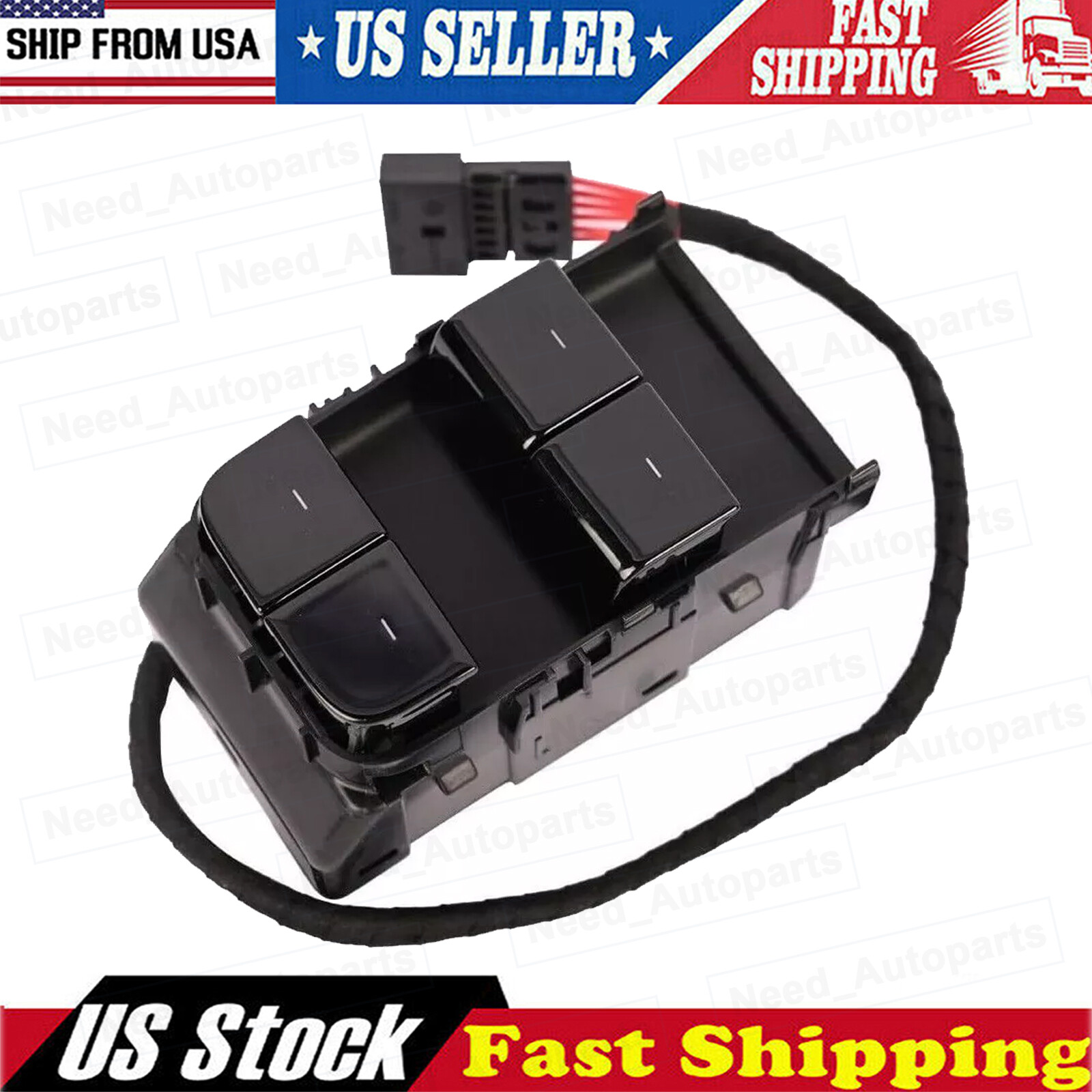 Front Left Power Window Switch 1081037-02-G For 2021-2023 Tesla Model 3 Y