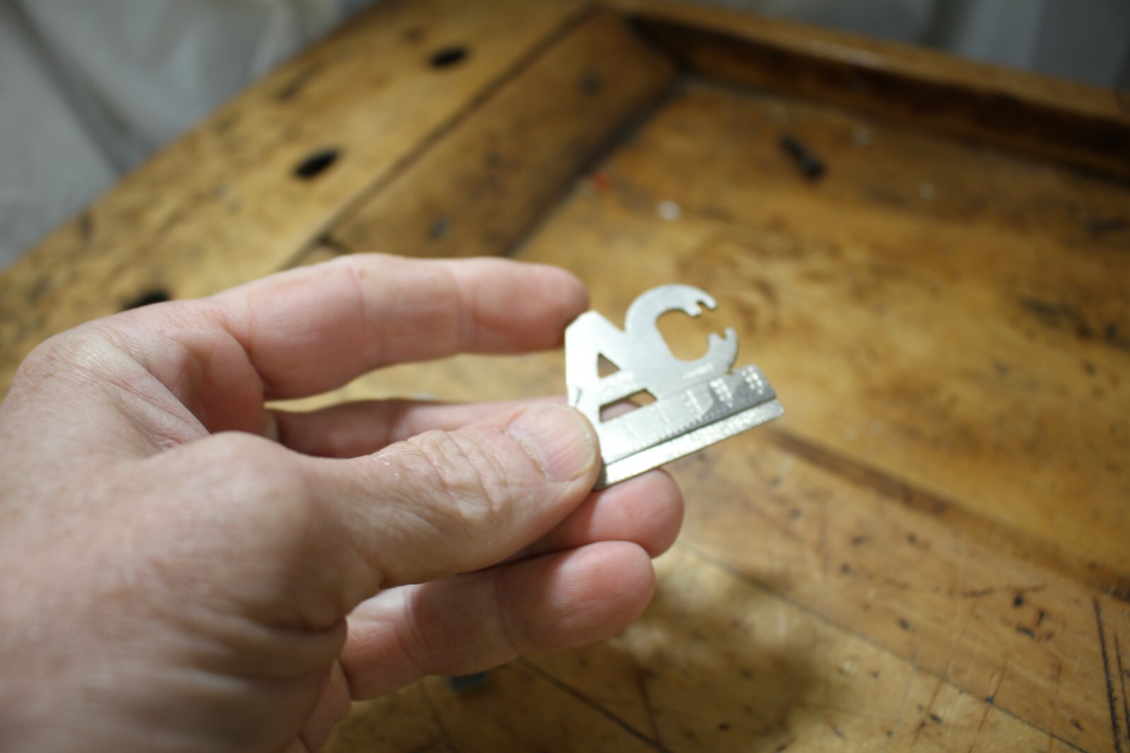 AC Spark Plug Gap Tool, vintage AUTOLITE Gap Tool