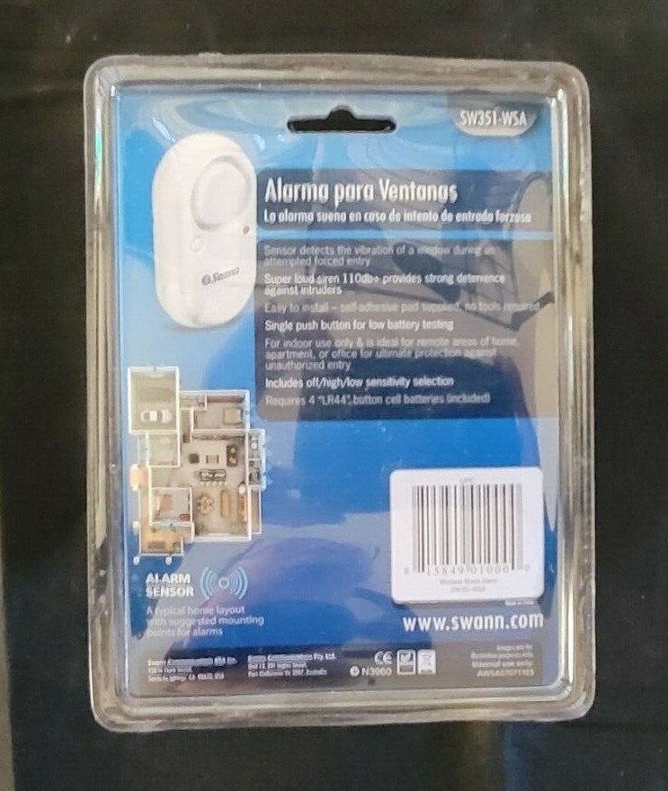 Swann SW351WSA Window Shock Alarm