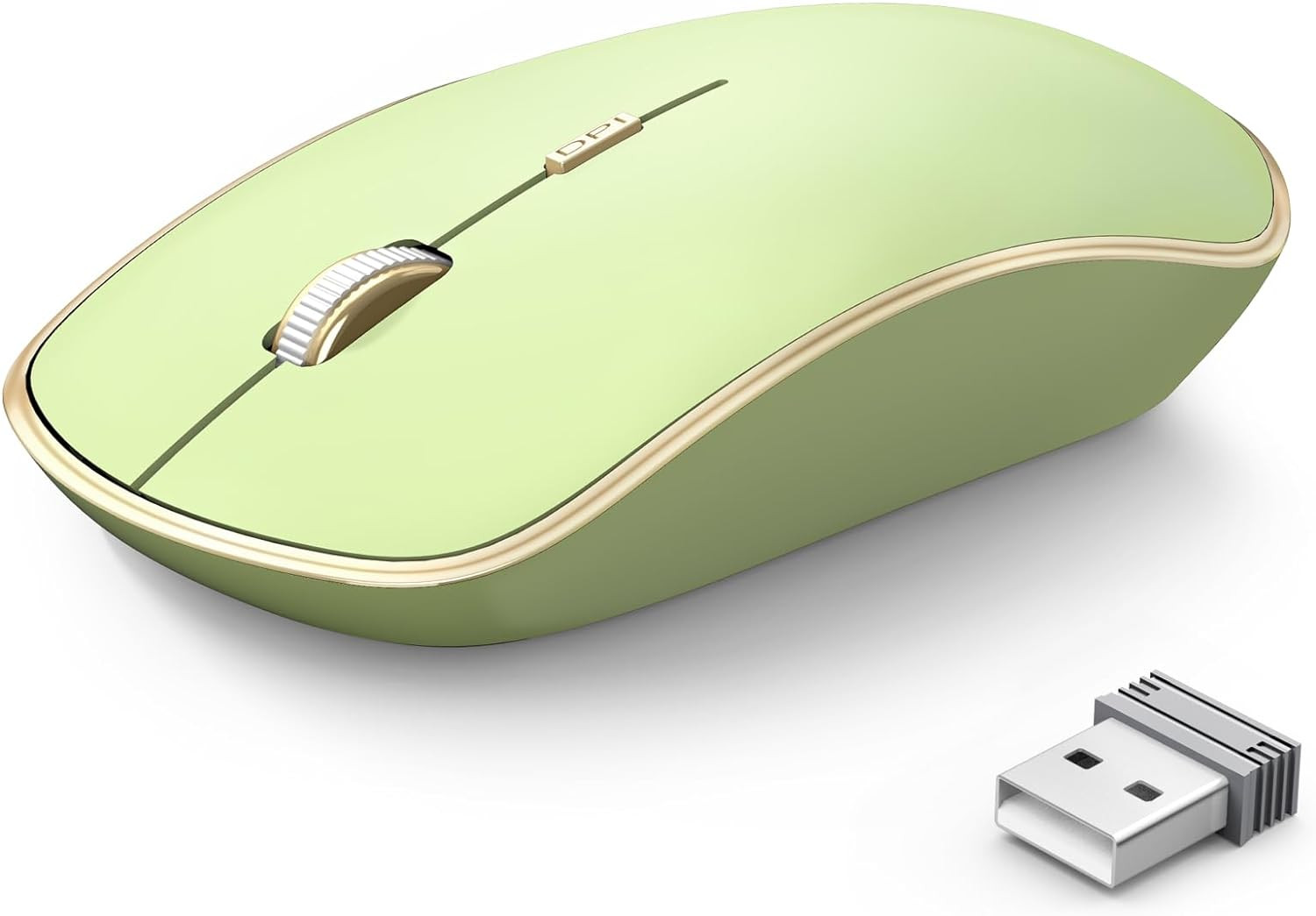 JOYACCESS J 2.4G Slim Wireless Silent Mouse - Portable Wireless Computer Mouse w