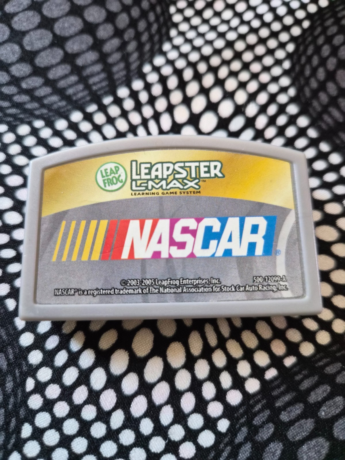 LeapFrog Leapster L-Max Game Cartridge Themed Around NASCAR