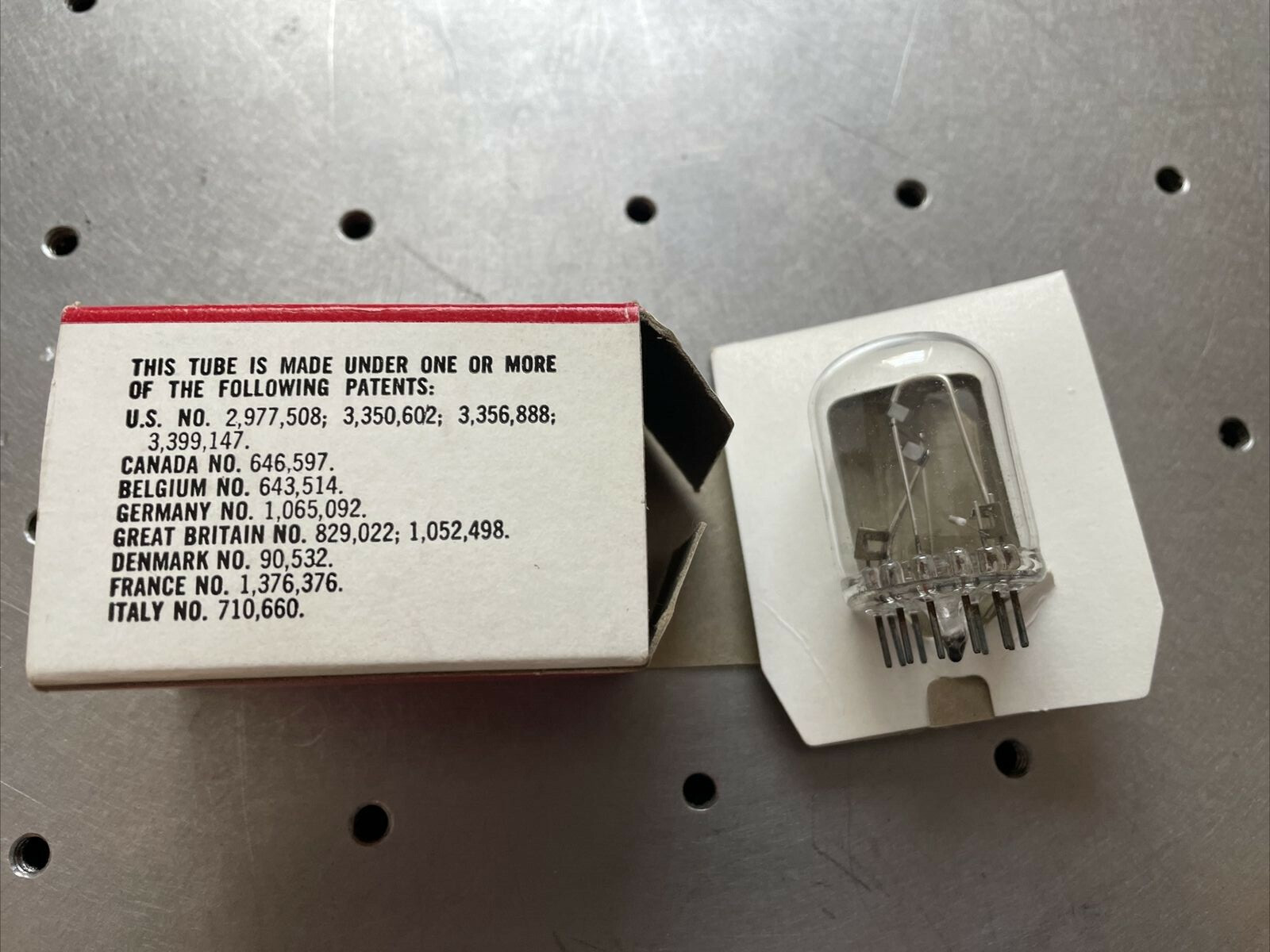 EG&G Optoelectronics FX-137 Flash Tube NOS