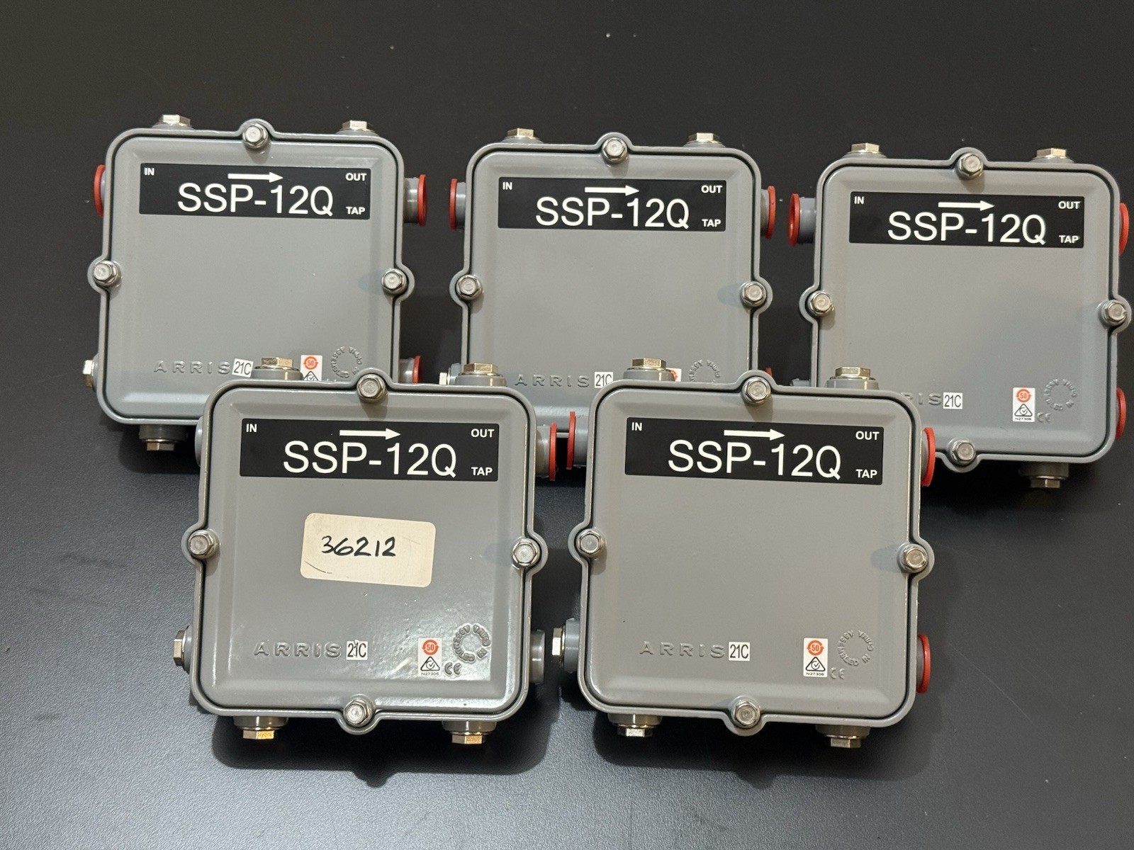 Lot of 5 - Arris SSP-12Q Directional Coupler - Unused