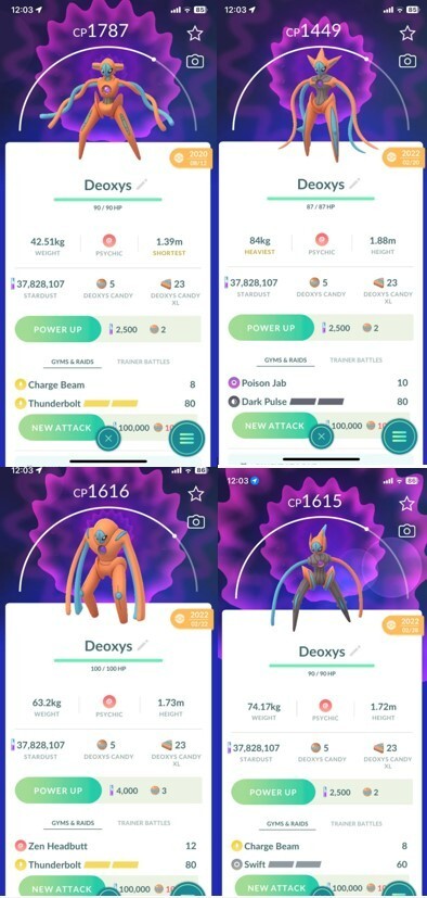 ✨ALL 4 DEOXYS FORMES!!!✨ - PKMN HOME!!! - CUSTOM O.T!! - 🔥LEGIT POGO!🔥