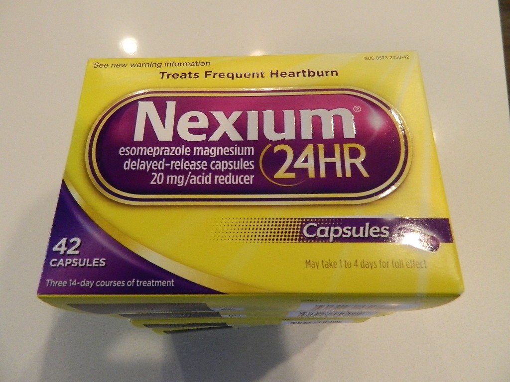 Nexium 24hr 42 capsules, lot of 4, 168 capsules total, exp.date 05/2027