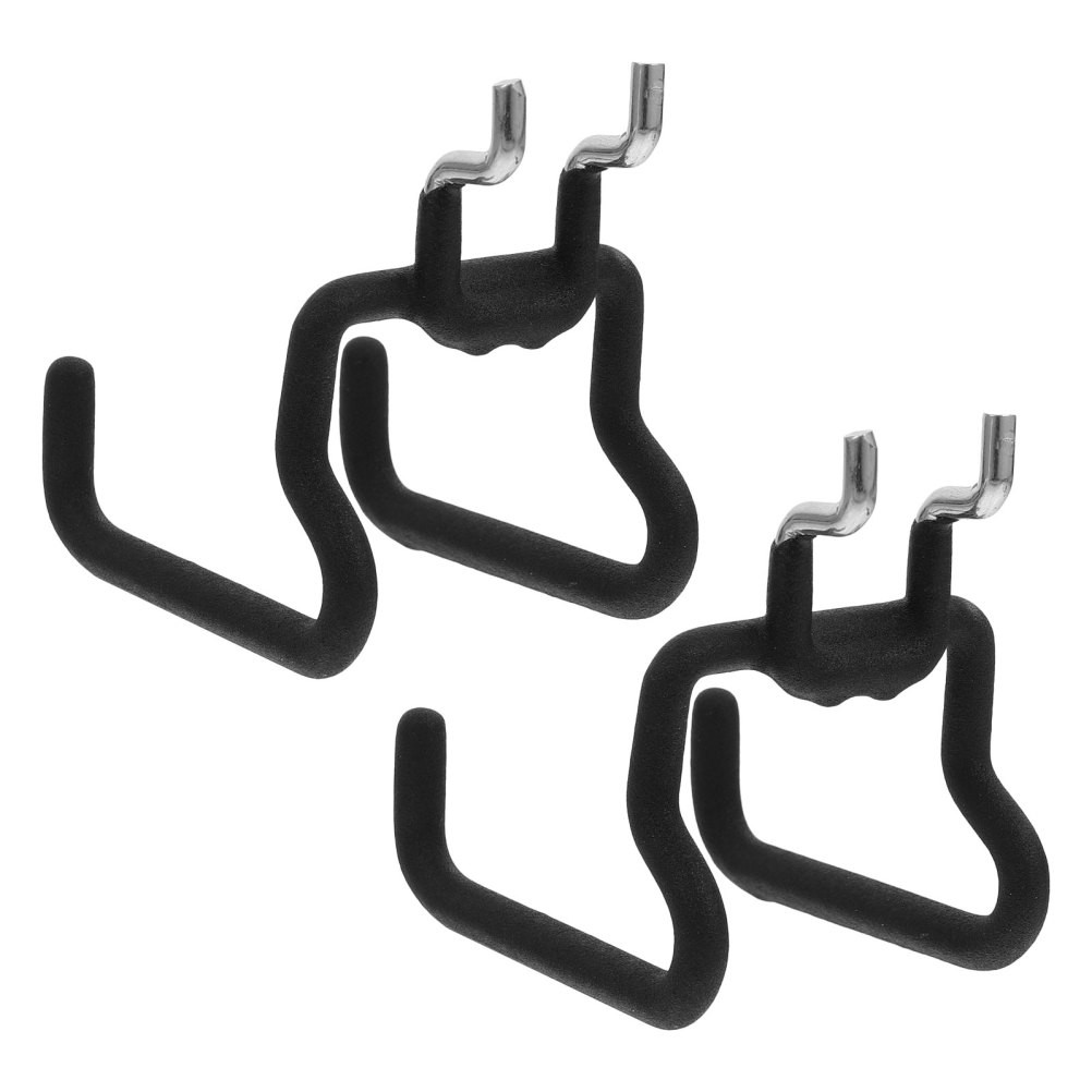 Durable Stainless Steel Pegboard Hanging Hooks for Home Workshop and Kitchen Use