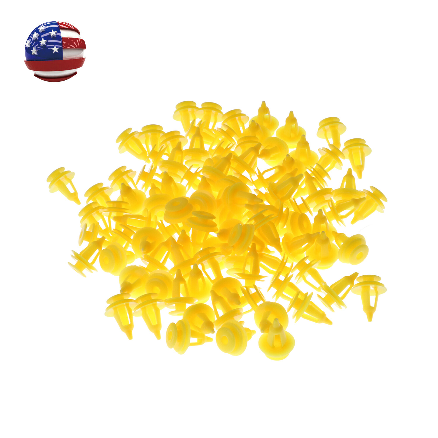 100 x Nylon Trim Panel Clip for Toyota Land Cruiser 4Runner Pickup 2WD Truck