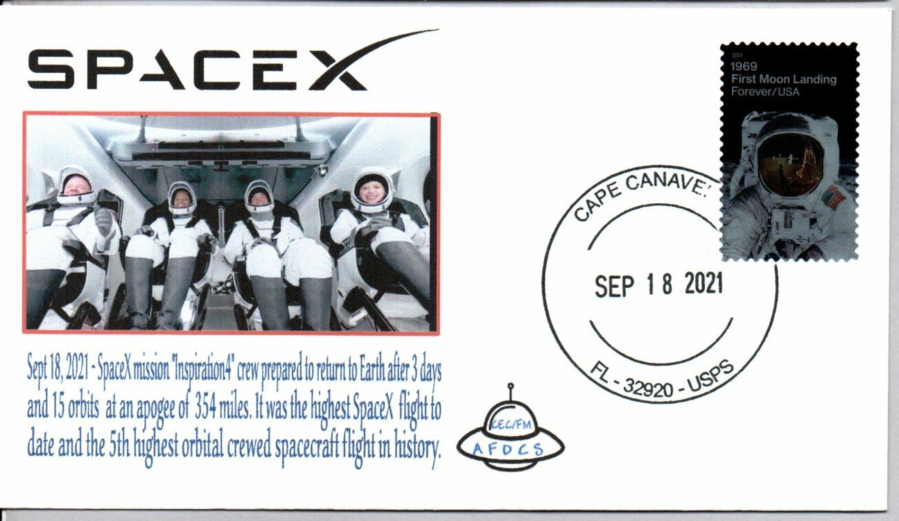 SPACE X INSPIRATION 4 CREW PREPARES FOR RETURN TO EARTH 9/18/2021 CAPE CANAVERAL