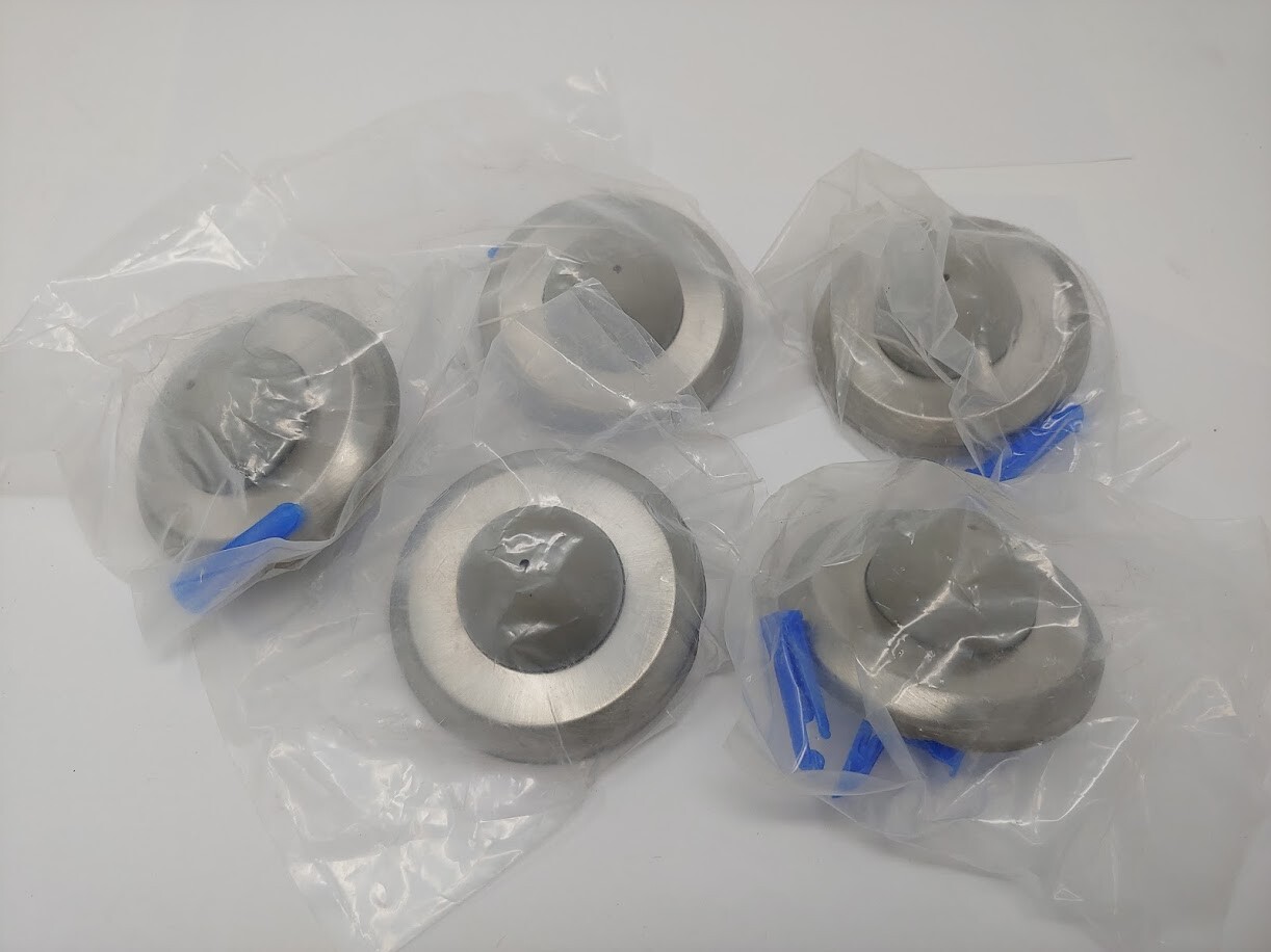 5 PACK! FIVE!! DON-JO 1406 626 Wall stop - BRAND NEW! Satin Chrome Convex 2-1/2"
