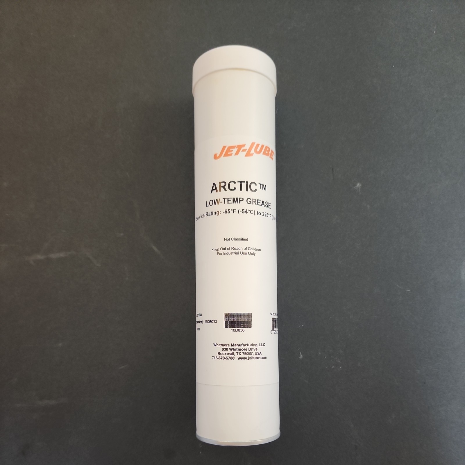 Jet-Lube Artic Low-Temp Grease 35050 Multipurpose Grease 14 Oz Cartridge Amber