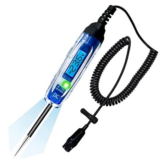 Automotive 3-72V LCD Digital Circuit Tester with Illumination, 3-72V