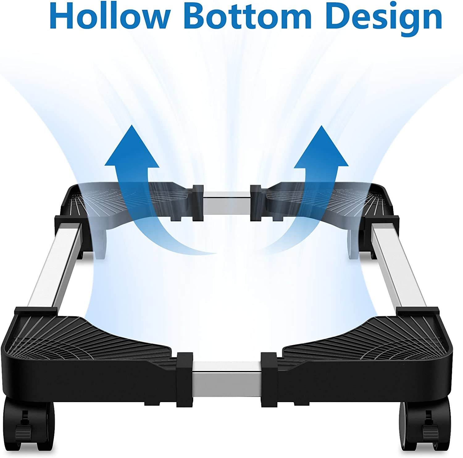 Computer Tower Stand - Adjustable PC Stand for Most Desktop Towers - Elevate and