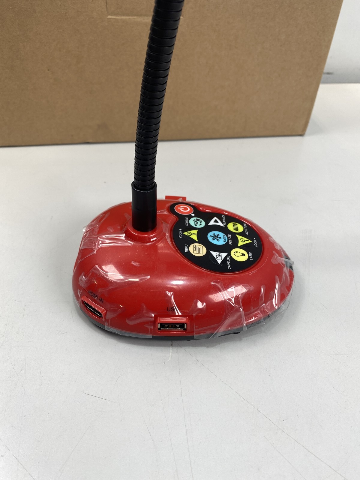 Dukane 336C Plug & Play Document Camera, 4K, Red
