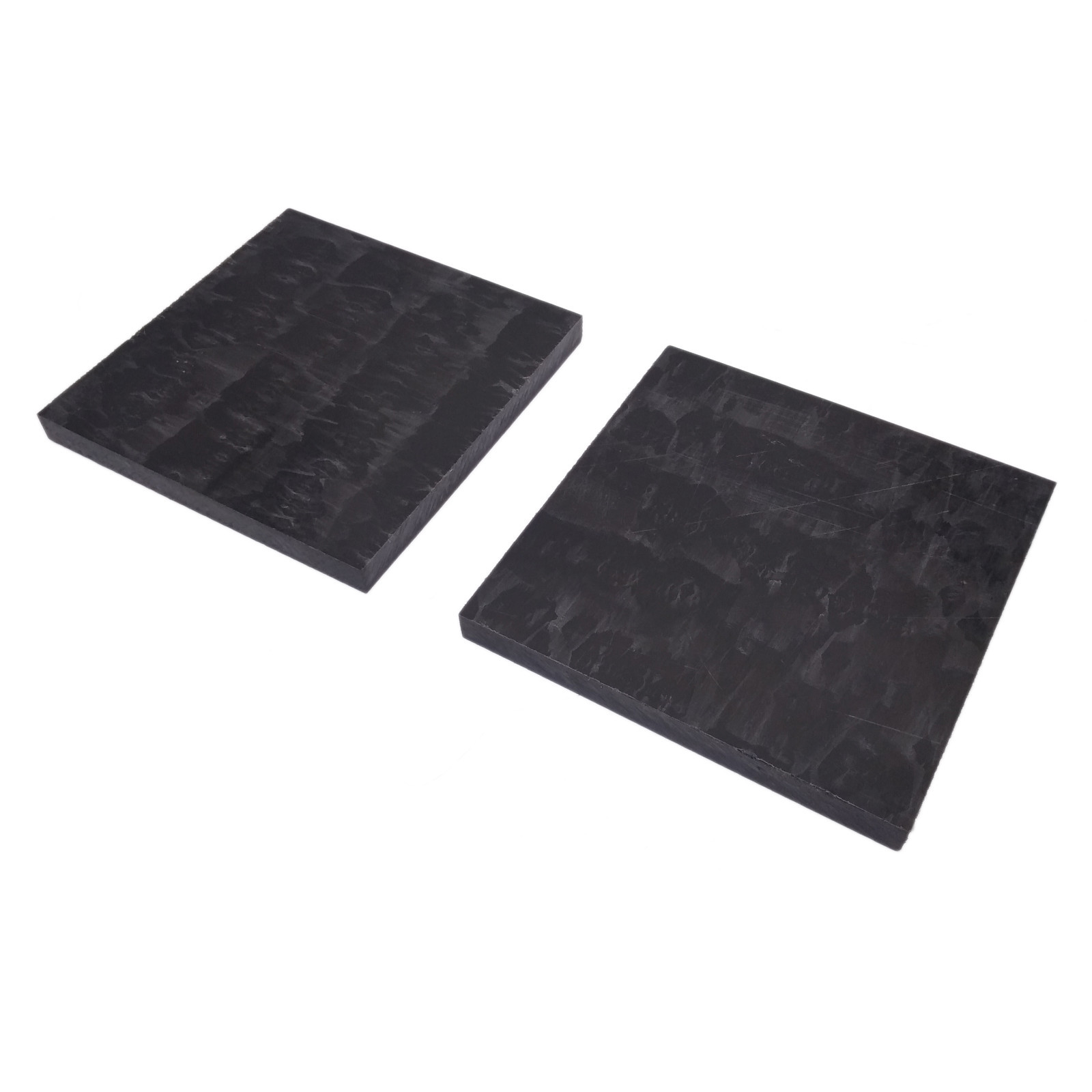 NJ STOCK  2pcs 8 ±10% x100x100mm Black Acetal POM Polyoxymethylene Plate Sheet