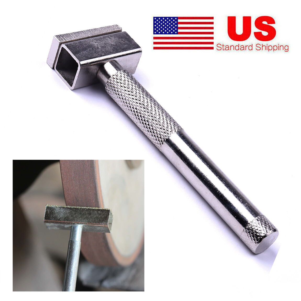 1xDiamond Wheel Disc Dresser Grinding Stone Lathe Dressing Correct Bench Grinder