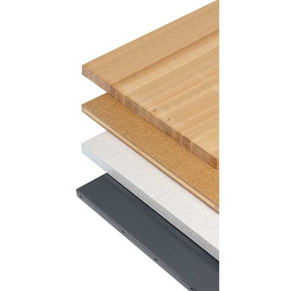 60X30 In. Engineered Wood Workbench Top, 4Tw87