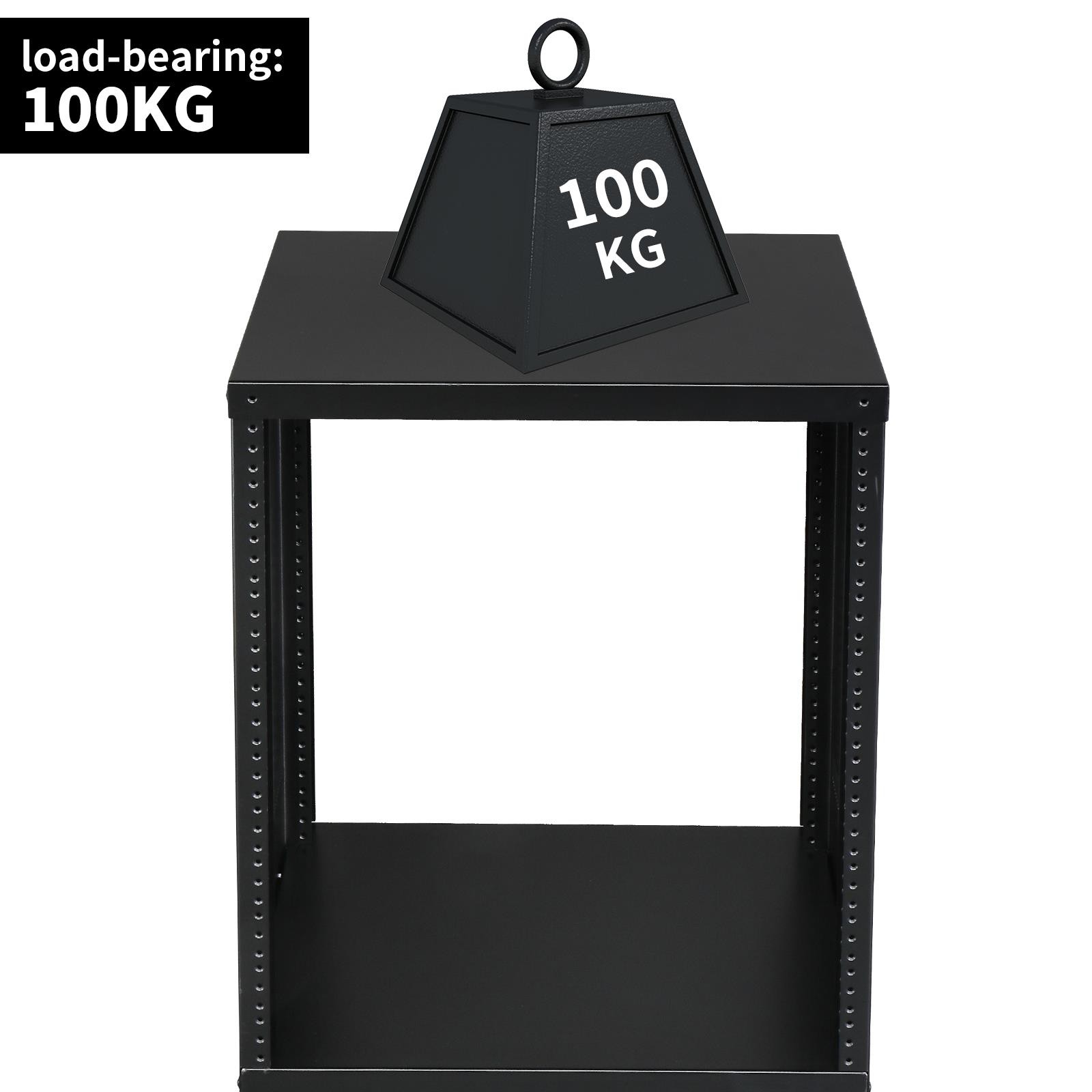 12 Space Rack Stand Post Network Server Case| 19-Inch Rack-mountable Cabinet