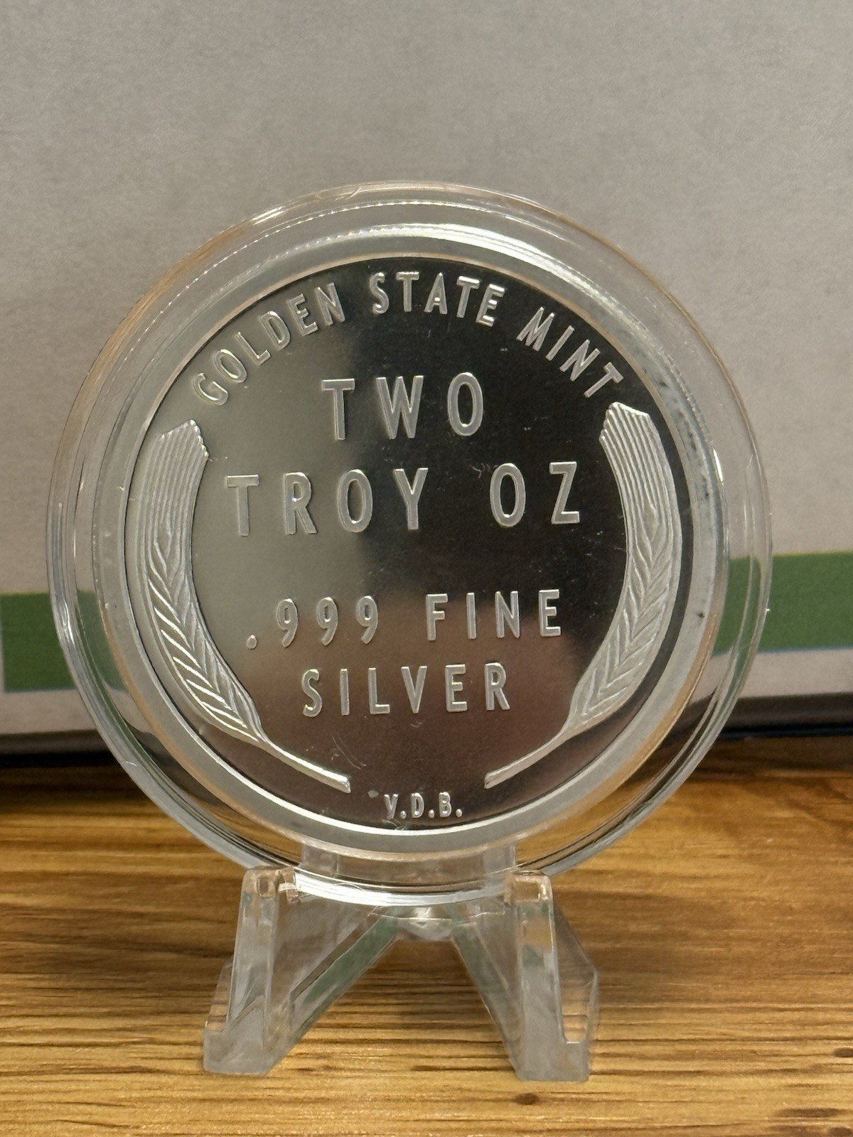 1909 2 oz Lincoln Wheat Cent Silver Round GMS
