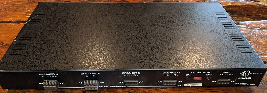 Sonance SS4VC 4-Zone Stereo Speaker Selector With Separate Volume Controls
