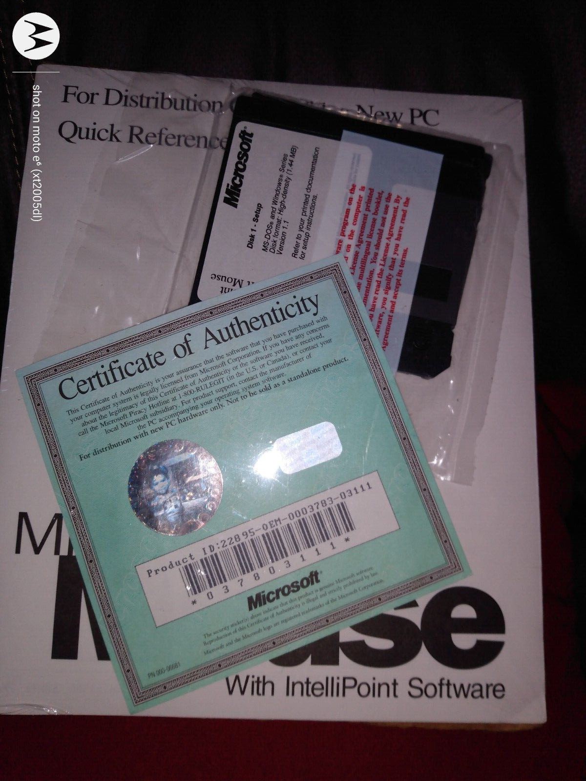 Vintage Microsoft New 2 MS-DOS Disks for Setup