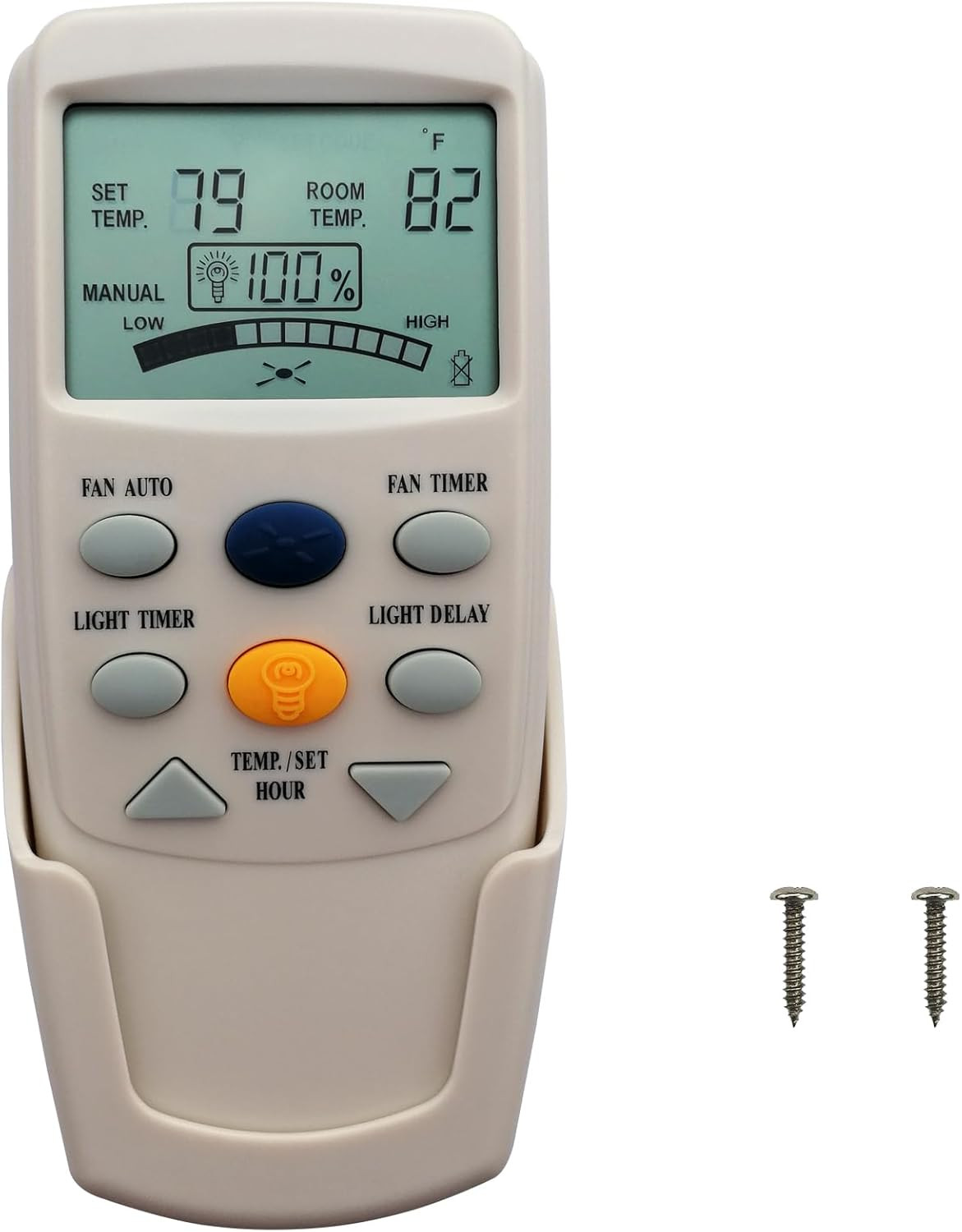 Hampton Bay FAN-9T Replacement Remote Control with LCD Display and Timer