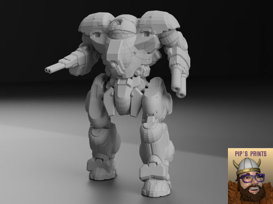 NTG-Prime Night Gyr  Alternate Mech Model For Battletech 6mm-10mm-15mm