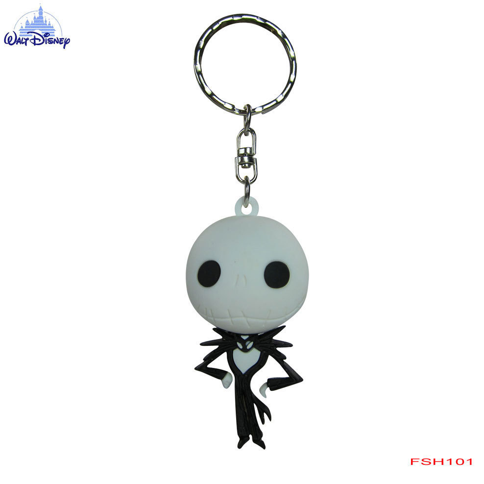 New Blind Bag Nightmare Before Christmas Jack 3-D Figural Keychain Keyring