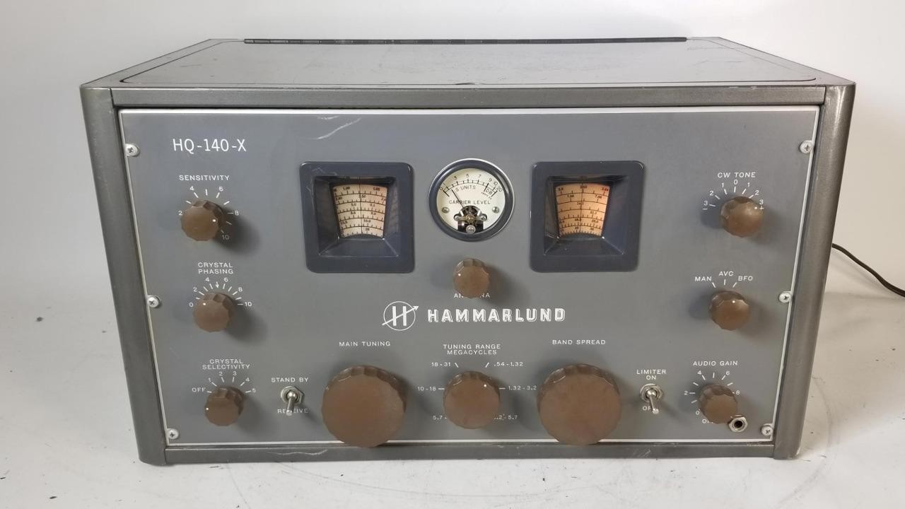Vintage Hammarlund HQ-140-X Tube Receiver Ham Radio