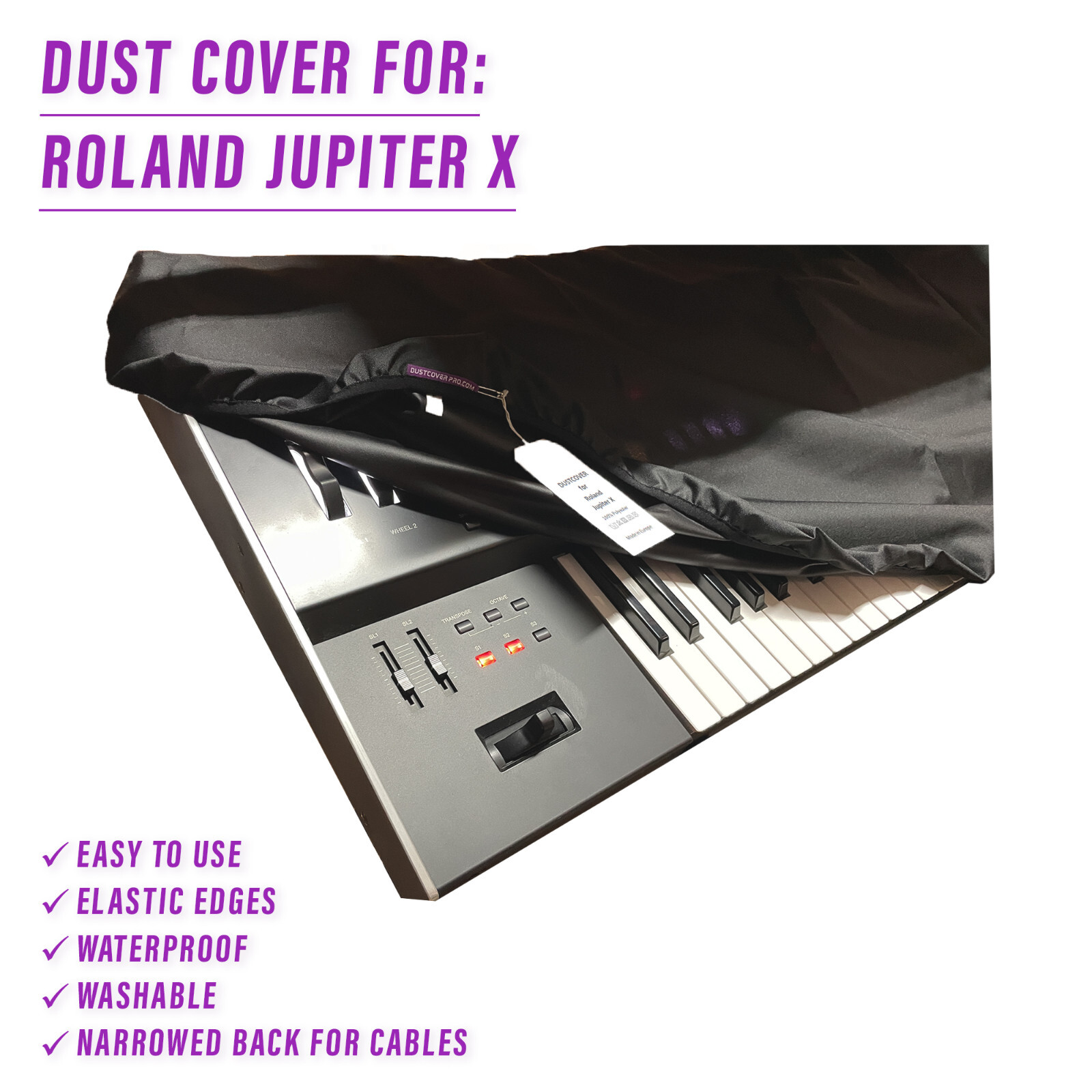 DUST COVER for ROLAND JUPITER-X
