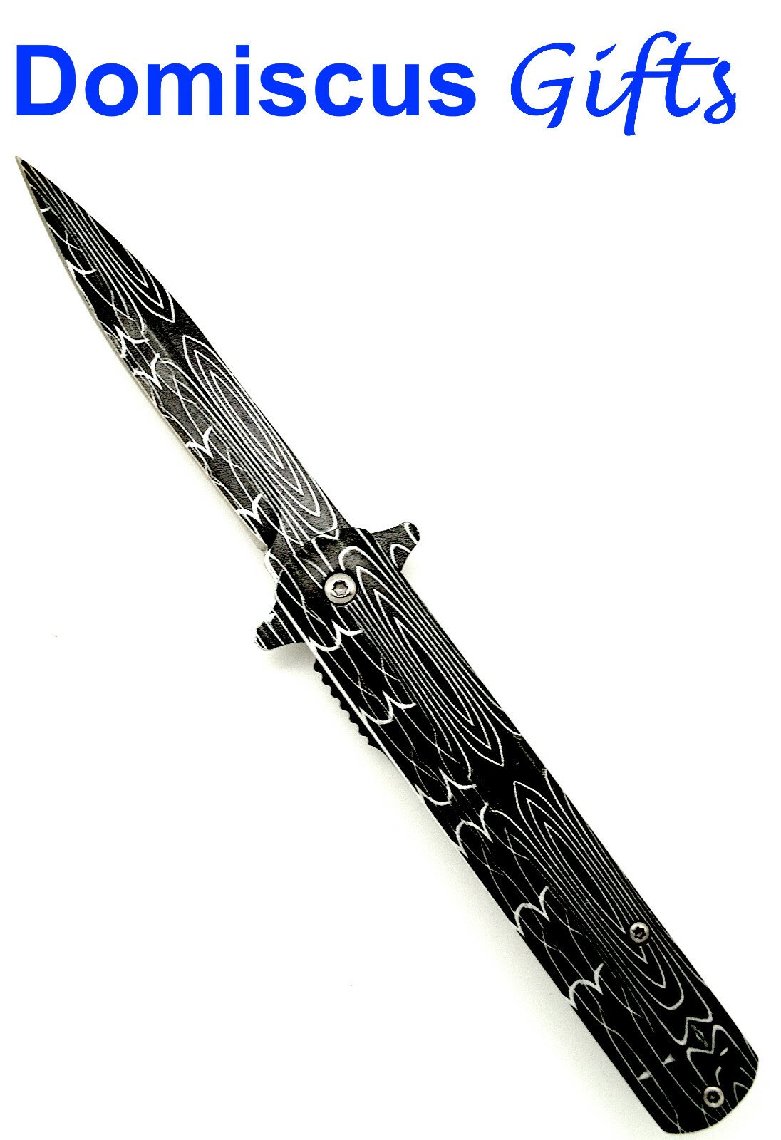 8 1/4" NEW! Falcon STILLETO Spring Assisted RETRO Modern POCKET Folding KNIFE