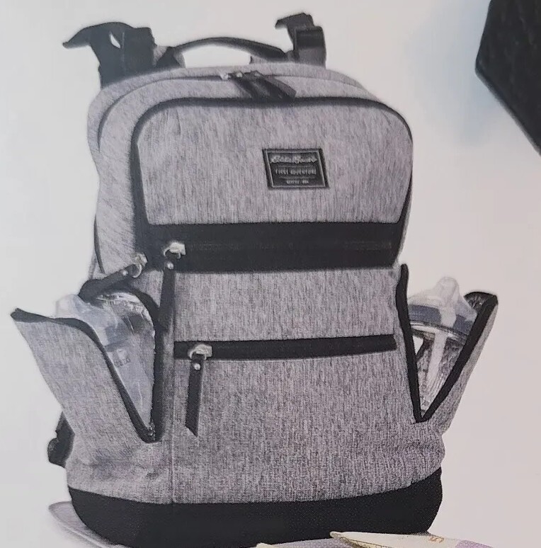 NEW Eddie Bauer First Adventure Backpack Insulated 8 Pockets Stroller Loops