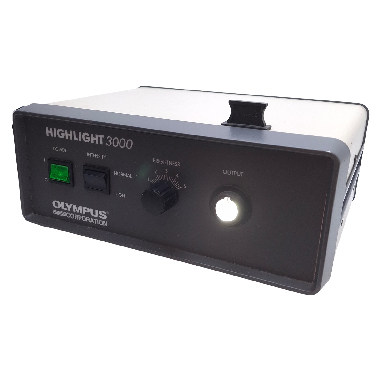 Olympus Highlight 3000 Fiber Optic Light Source 175W, 121VAC 2A, ø15mm Output