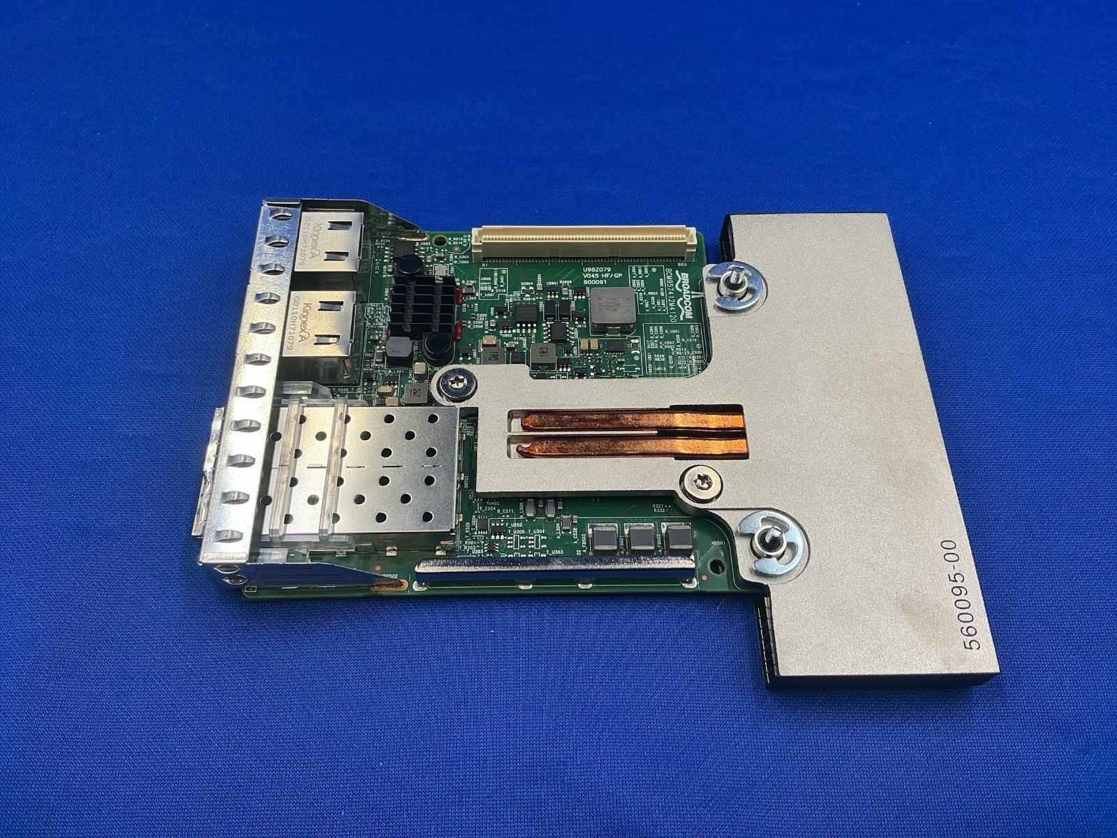 NWMNX Dell Broadcom 57412 2x 1G RJ45 2x 10G SFP+ RAID Network Daughter Card