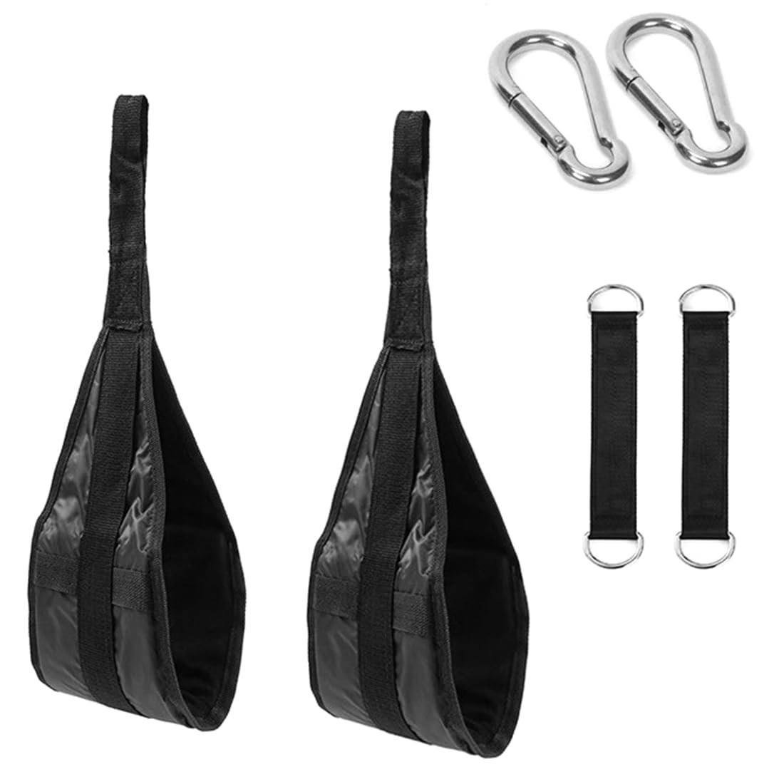 AB Straps Abdominal Sling Straps Pull Up Support Muscle Cantilever Workout Ex...