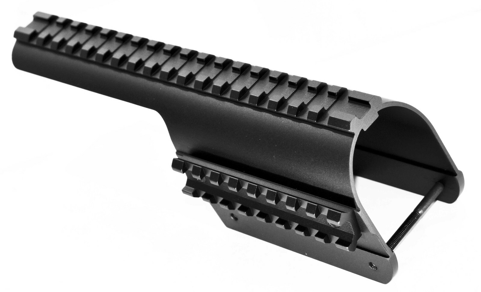 Benelli Nova 12 Gauge Pump Picatinny Scope Rail Mount Adapter Black Aluminum