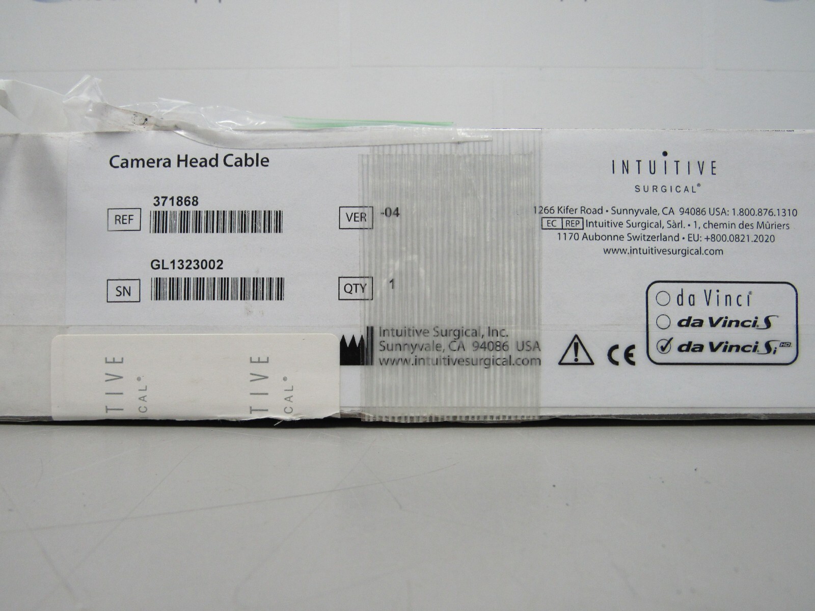 DaVinci Si HD Camera Head Video Cable REF 371868 - NEW
