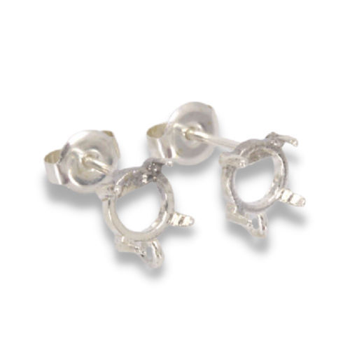 Round Cabochon Dangle Earring Mountings