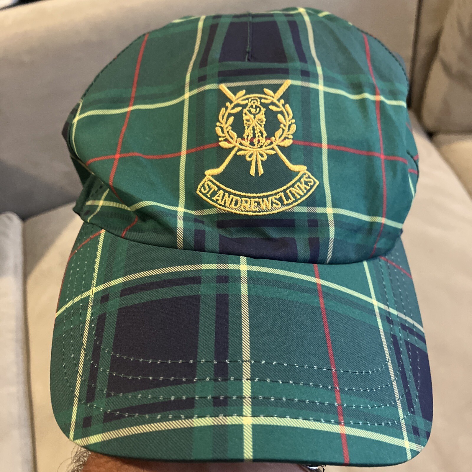 NWOT - Sunice - St. Andrews Links - Tartan Collection Golf Cap Hat - Strap Back