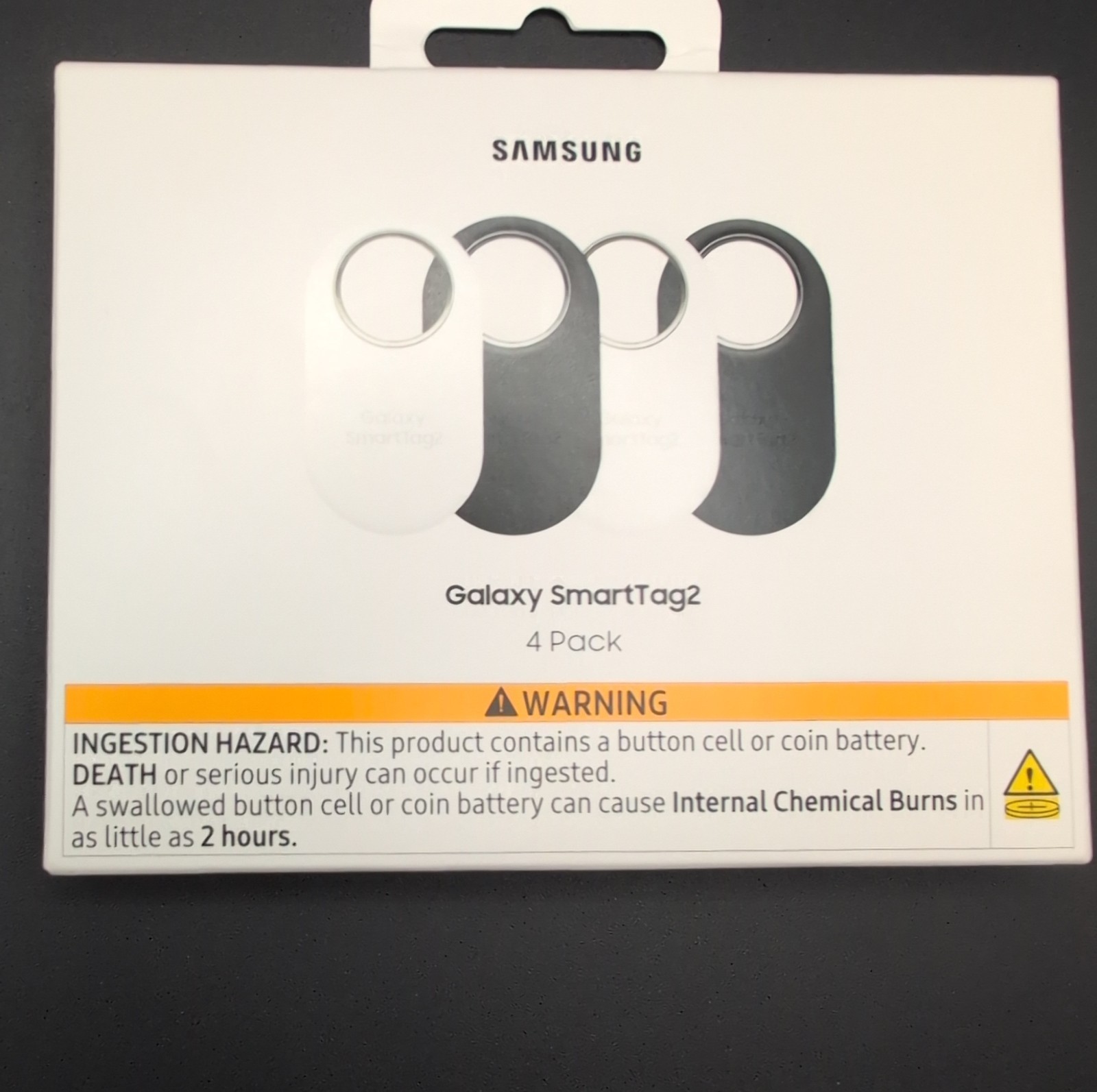 Samsung Galaxy SmartTag2 Bluetooth Tracker (2023) – 4 Pack – Brand New Sealed