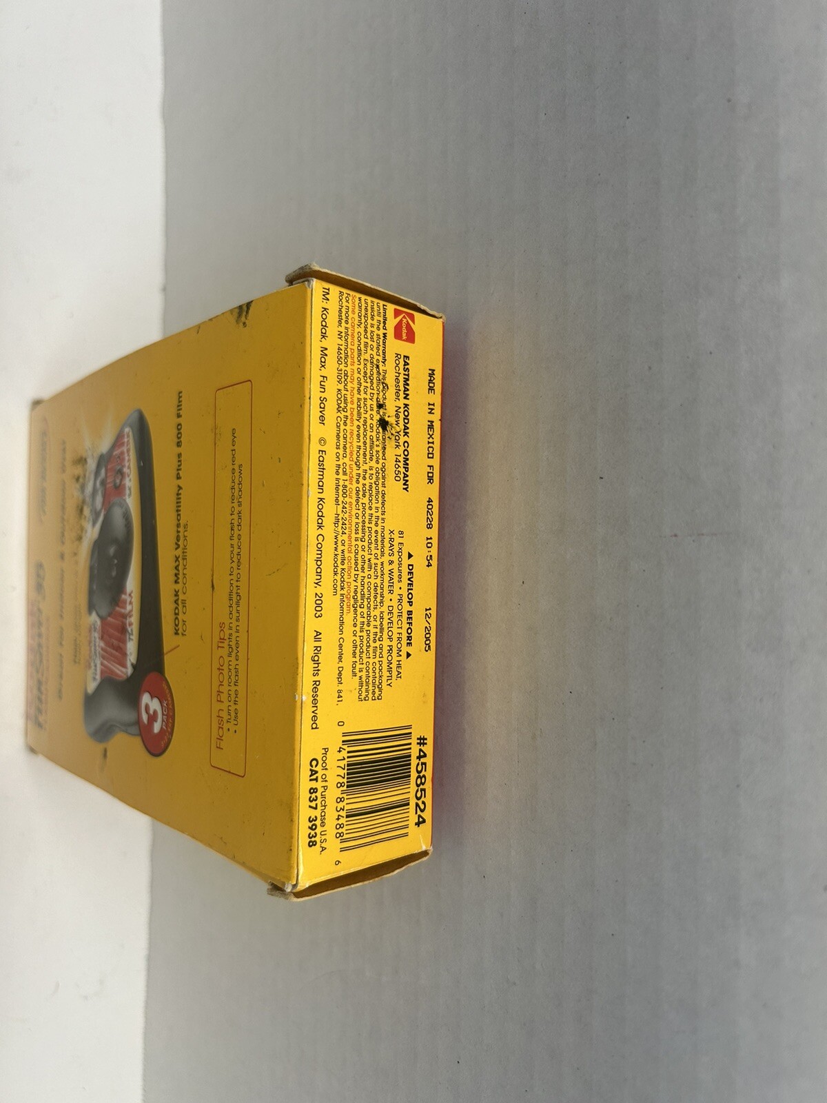 Kodak Fun Saver 35 3 Pack 2005