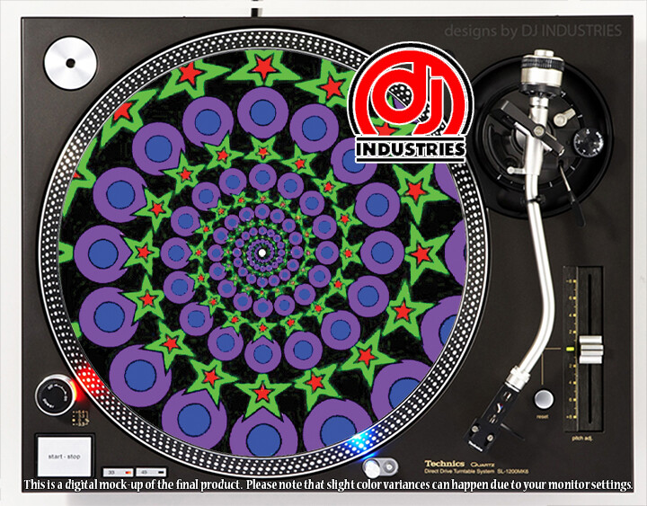 Whirlwind - 7"-12" DJ slipmat for LP turntable record player