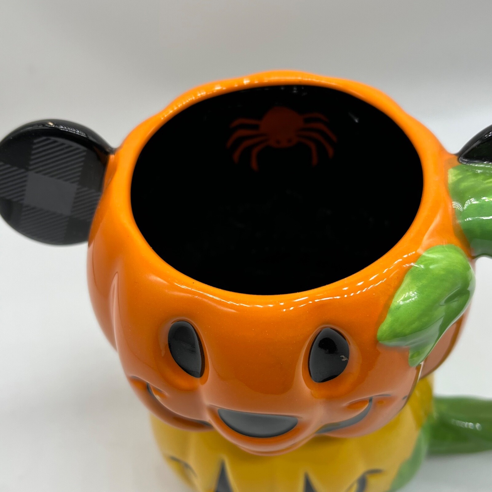 Disney Store Halloween Pumpkin Mickey Mouse Mug Trick or Treat
