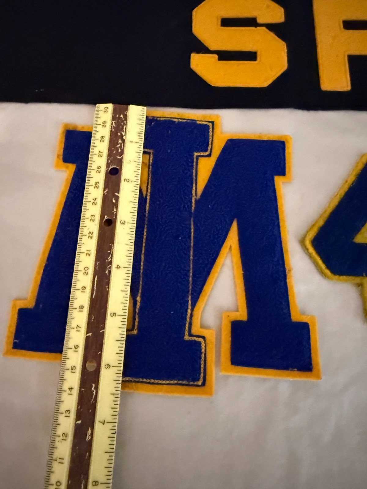 Vintage Letterman Jacket Letters & numbers
