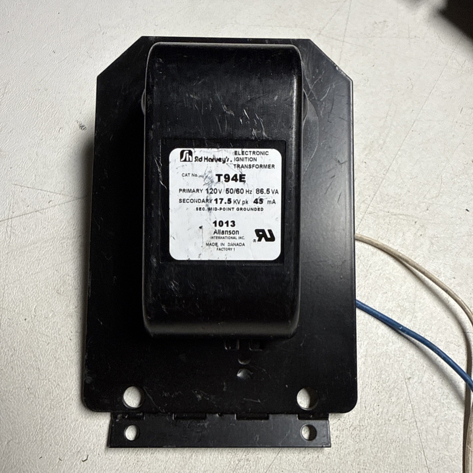 Sid Harvey's Ignition Transformer T94E