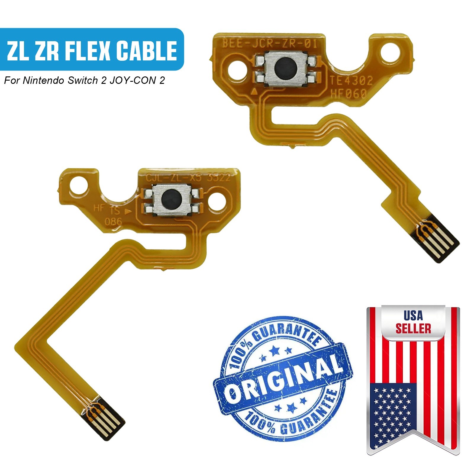 OEM ZL ZR Key Button Flex Cable Replacement For Nintendo Switch 2 JOY-CON 2 USA