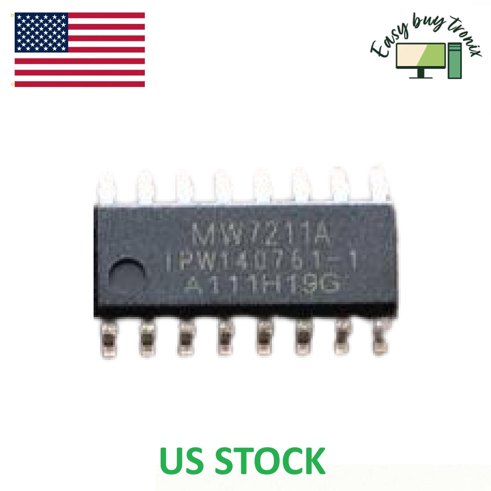 2Pcs MW7211 MW7211A SOP-16 USB1.1 Full Speed HUB Controller Chip IC