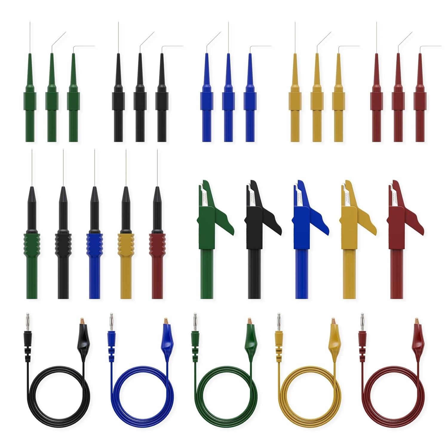 Multi-Function Electrical Tester for Auto Repairs with Probing Accessories