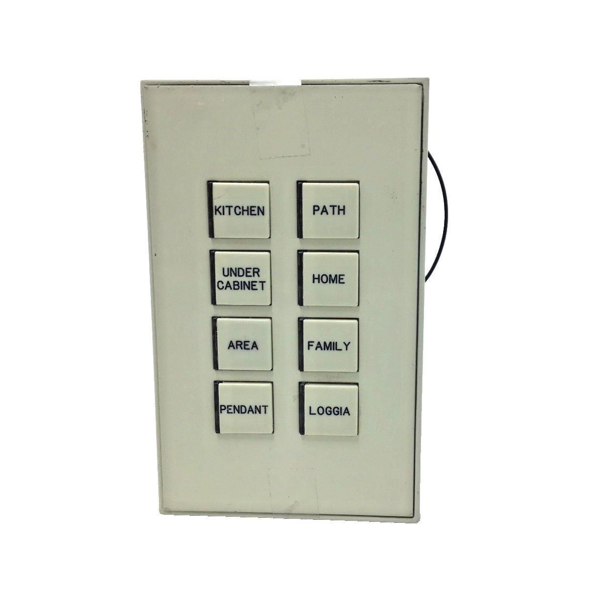 Vantage 4-Button SquareTouch Engraved Keypad (Light Almond)