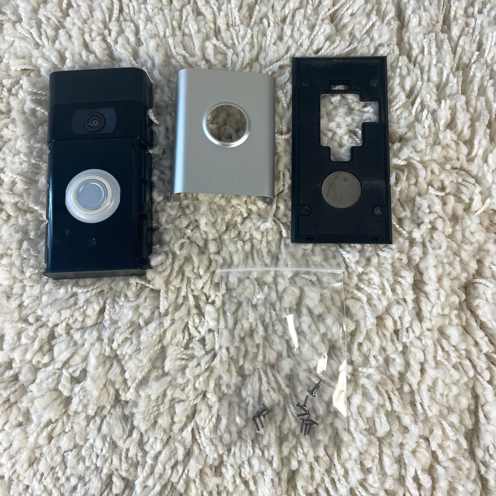 Ring Video 2nd Gen 5UM5E5 Silver Night Vision Two-Way Talk Door Bell PARTS