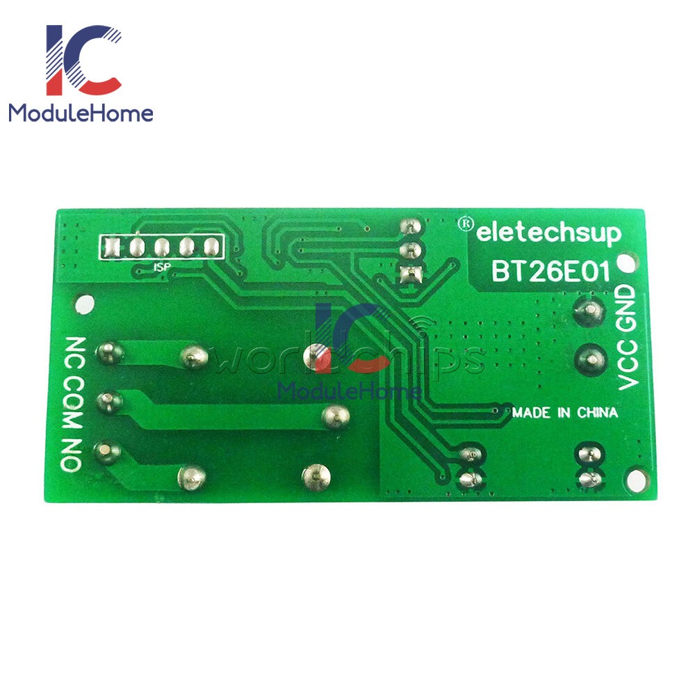 DC12V 1 Channel Bluetooth BLE 5.2 Relay Module Control Board 6 Commands Operate